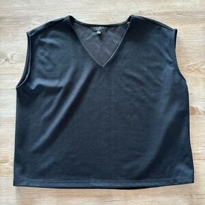 Liverpool Black Sleeveless Blouse